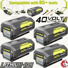 1-4PACK For Ryobi 40 Volt 6.0Ah Battery High Capacity Lithium ion OP4050 OP40602
