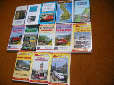 13 VHS Führerstandsmitfahrt England Schweiz uvm - Im Führerstand - Cab Ride -