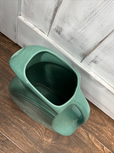 FIESTA Homer Laughlin TURQUOISE FIESTAWARE Large DISC JUG PITCHER 2 Qt - Picture 4 of 8