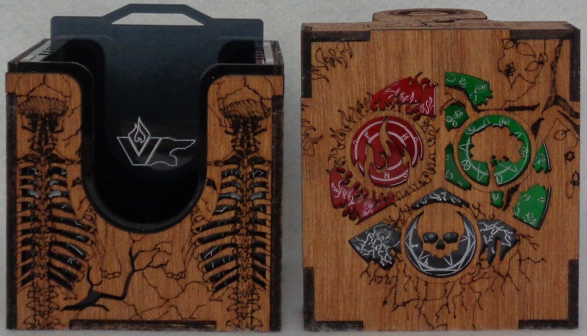 MTG Commander Deck Box JUND RED/GREEN/BLACK standard Magic