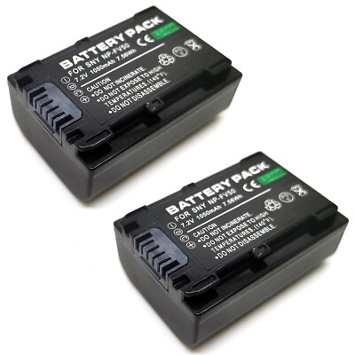 2x Li-ion Battery Pack For Sony NP-FV30 NP-FV40 NP-FV50 BC-TRP BC-TRV BC-VH1 New