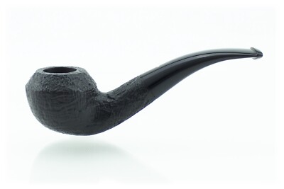 Pfeife Dunhill Shell Briar Rhodesian Pflege GR.4 4108 Sandblast Schwarz Handmade