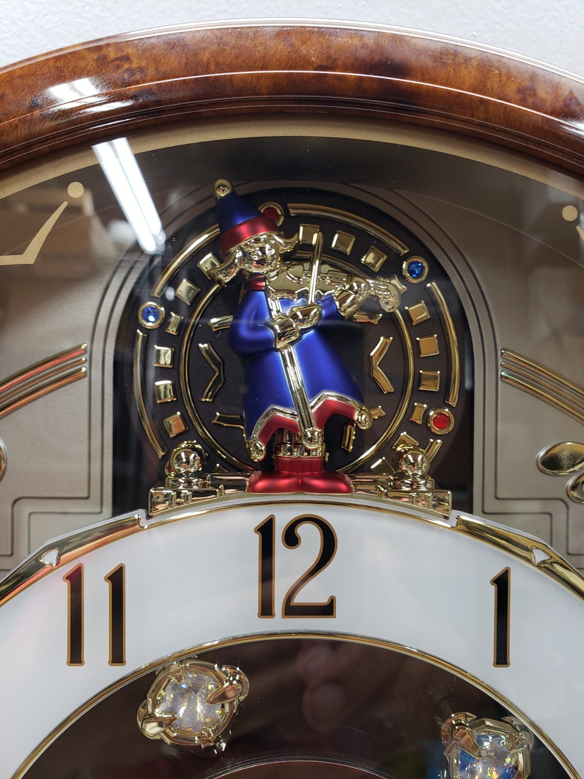 *SEE VIDEO* Seiko Melodies in Motion Clock QXM147BRH 2006 Collector's