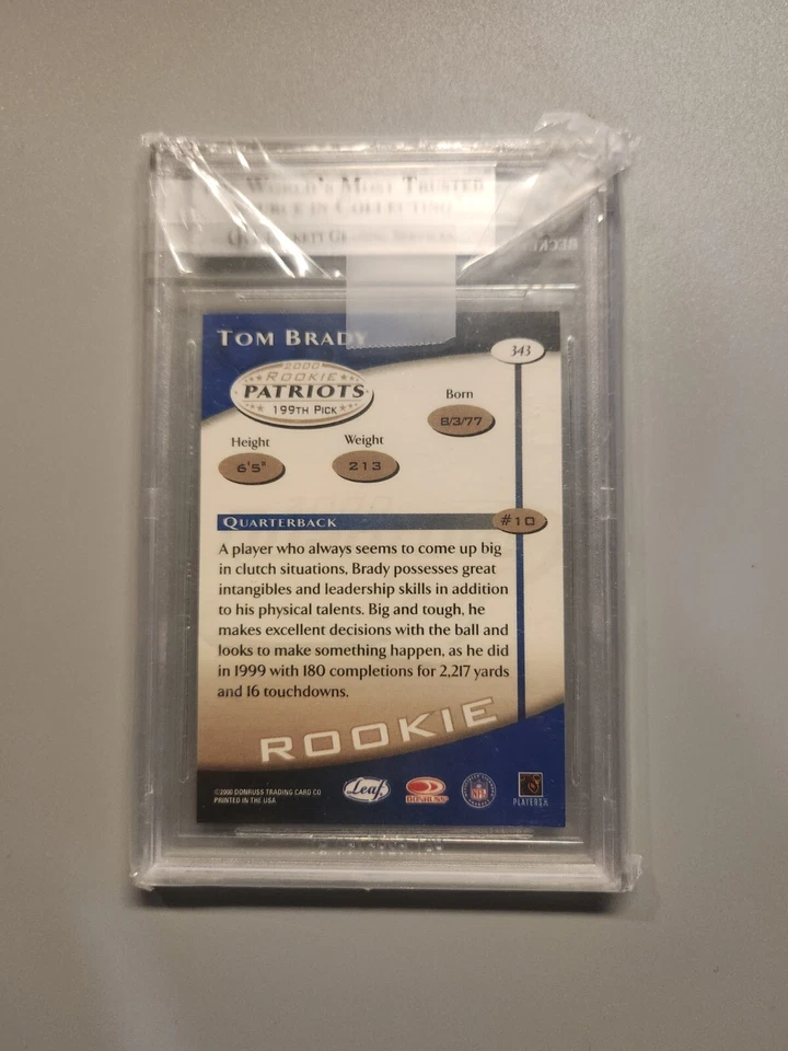 Tom Brady新秀卡  — 第 2/2 张图片