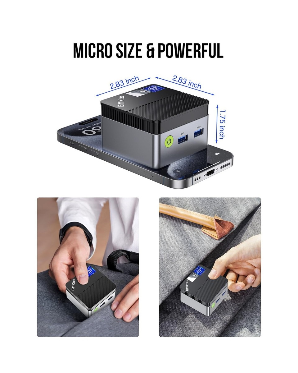 新品　Gmktec Nucbox G5 Mini PC Win11 Pro GMKtec Mini PC N97 Preinstalled Windows 11 Pro, G5 Micro Desktop