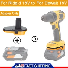 Battery Adapter Converter For Ridgid 18V Li-ion Battery to for Dewalt 18V Tools