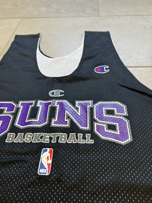 Vintage 90s Champion Phoenix Suns Basketball Reversible Practice
