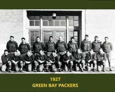 1927 GREEN BAY PACKERS 8X10 TEAM PHOTO FOOTBALL NFL PICTURE