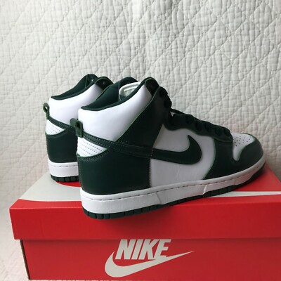 Nike Dunk High SP Shoes Men's SZ 11.5 White 'Spartan Green' CZ8149