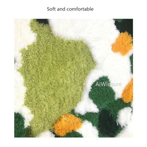 Moss Shag Area Rug for Bedroom Living Room Floor Mats Non-slip Thick Washable - Picture 11 of 44
