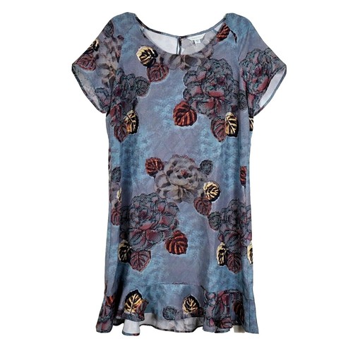 garnet hill silk dress Modern Short-Sleeve Silk Dress