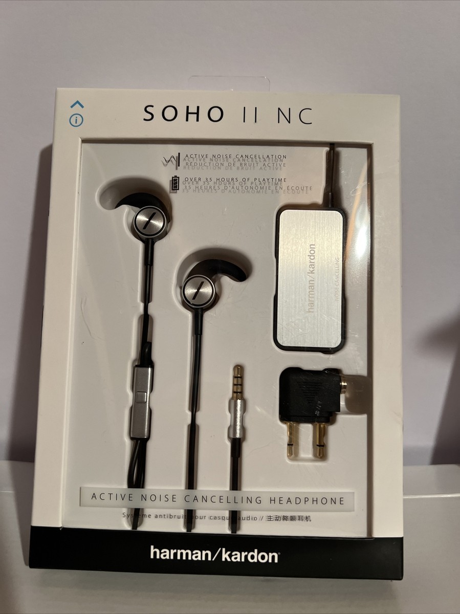 Harman Kardon Soho II NC Active Noise Canceling In-Ear Headphones
