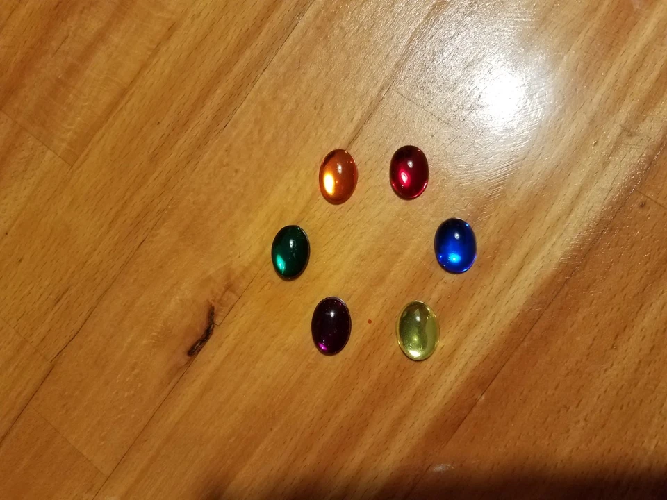 Caja de sombras de utilería de cosplay Infinity Stones 25x18 mm pantalla Marvel Foto 2 de 4