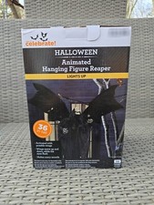 Animated Hanging Figure Reaper. Lights Up. Halloween. 36 In. Tall. Brand New