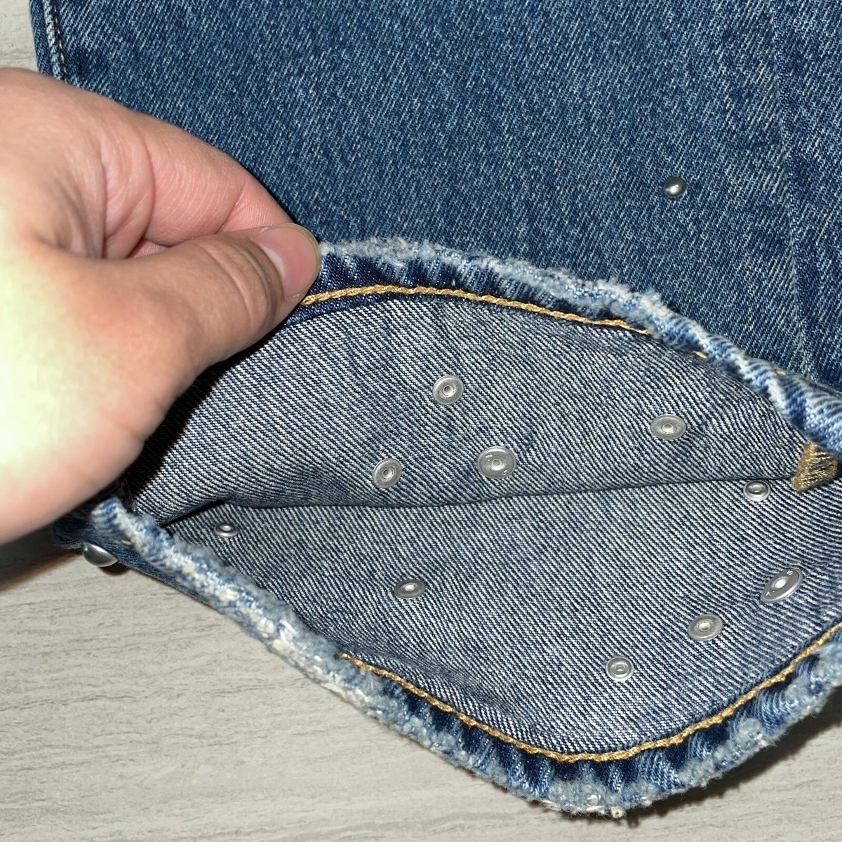 Levi's Rare 501 '54 Denim Jeans Studded Patchwork Brand New Size