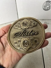 Batesville Casket LifeStories Display Funeral Medallion Magnet Sister