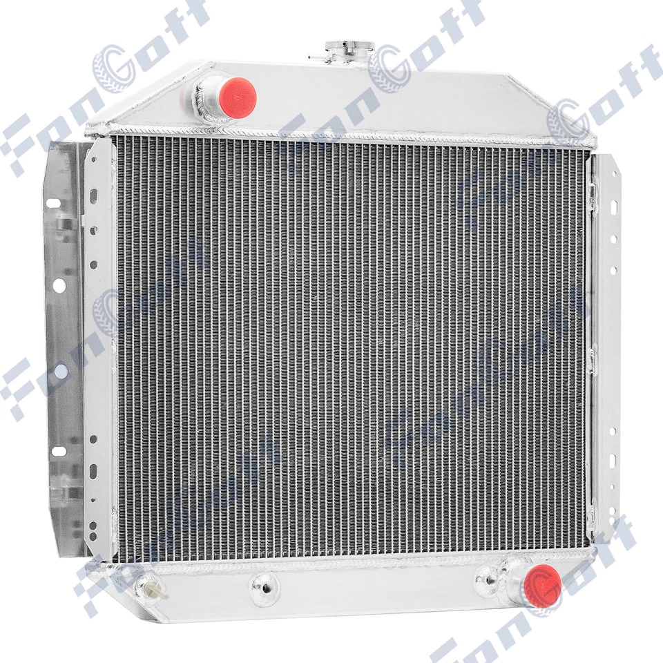 4 Row Radiator Fits 1966-1979 1972 Ford F100 F250 F350 1978-1979 Bronco 5.0L AT Foto 3 de 4