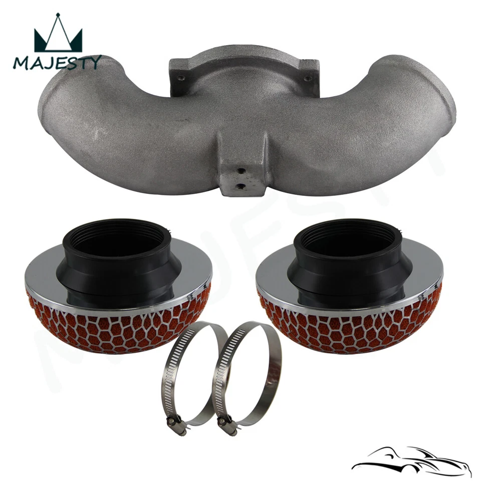 Fit 90-96 Nissan 300zx Twin Turbo Air Induction Intake Mushroom Filter Red - Image 3 of 4