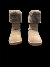 NWOB, LAMO, Leather Suede Round Toe Grey, Winter Boots SZ7