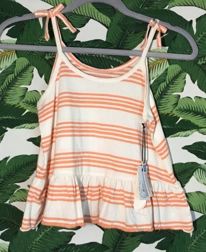 Treasure and Bond Nordstrom Peplum Tank Girls Loose Baggy NWT Size Small 7/8 - Picture 6 of 8