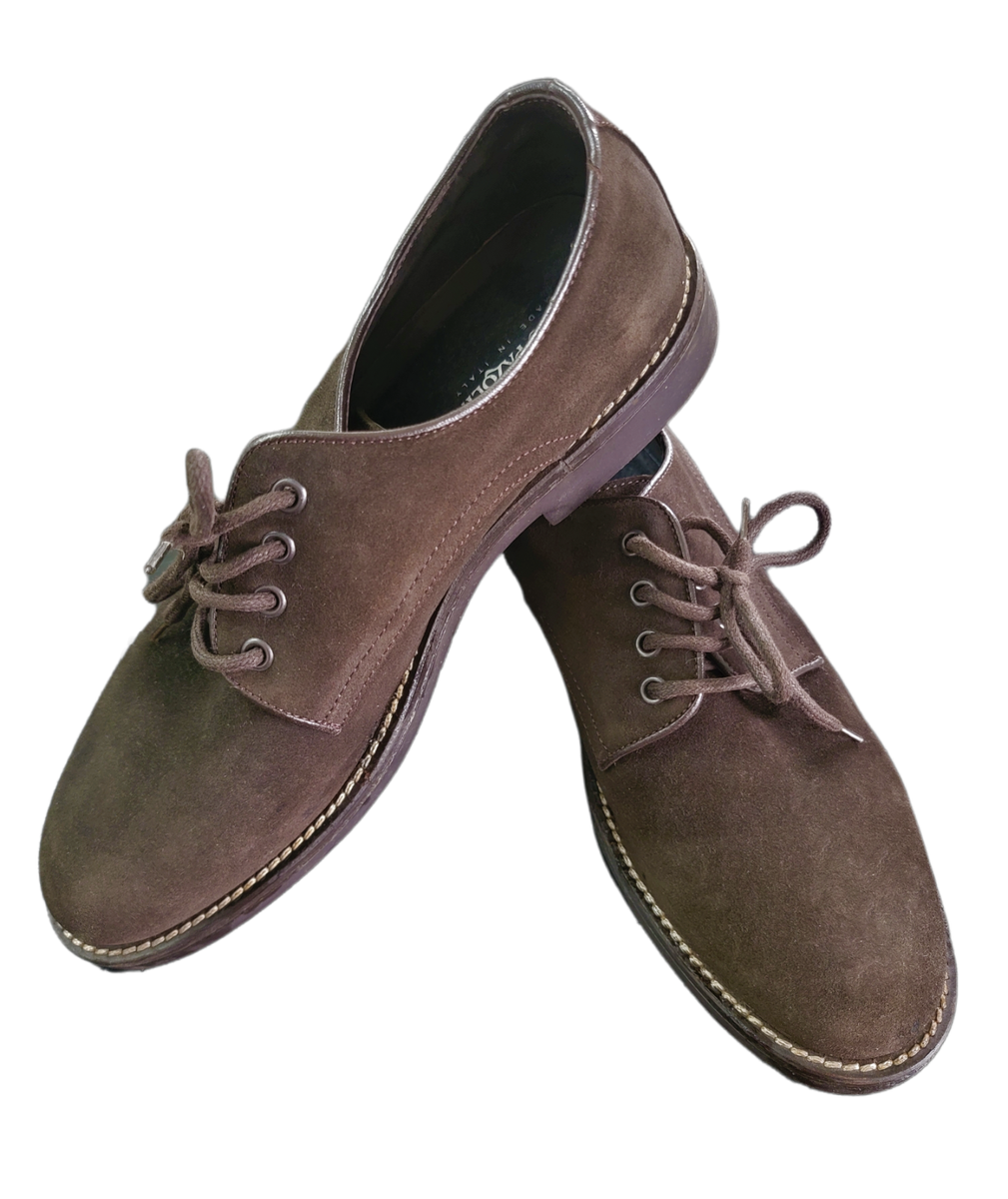 Carlo Pazolini Brown Suede Lace up Men display picture 1