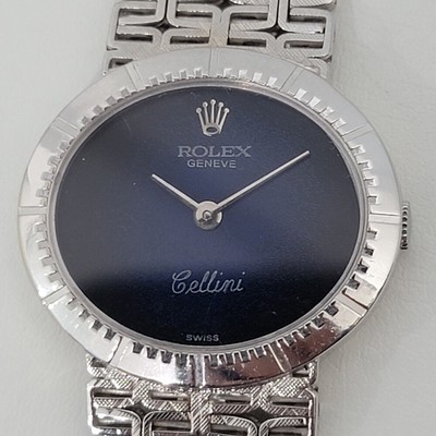 Donna Rolex Cellini 26mm 18k Oro Bianco Manuale Vento 1970s Tutti Originale  RA5 | eBay