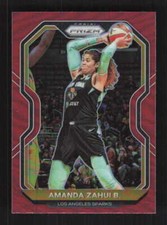 Amanda Zahui B. SN 2021 Panini Prizm WNBA /299 Prizms Red Los Angeles Sparks #46