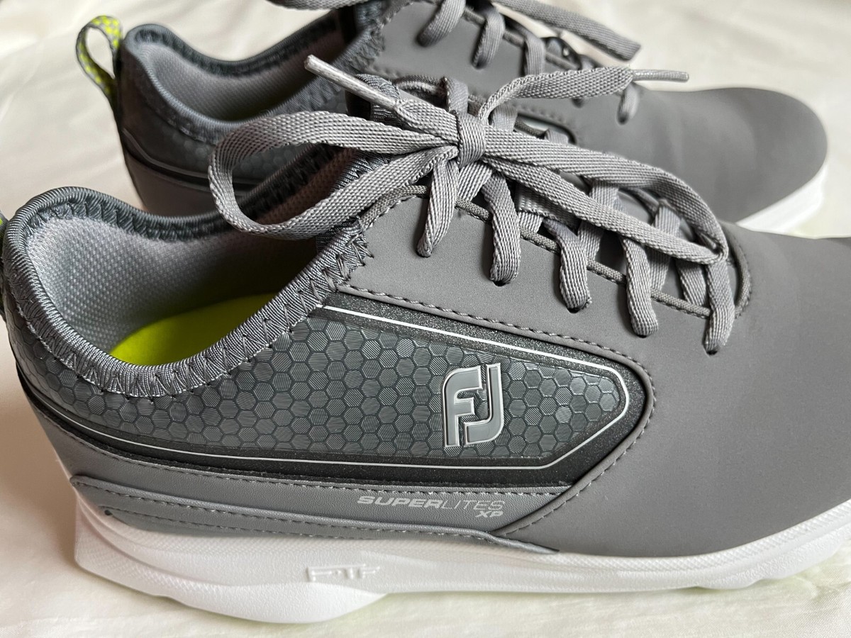 FootJoy SuperLites XP Golf Shoes NWT Men’s Size 8M Gray Lightweight Athletic FootJoy Superlites XP spikeless golf shoe review | Golfmagic main image 3