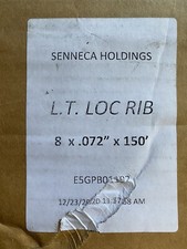 Loc-Rib™ Low-Temperature USDA PVC Roll E5GPB01192 - 8"W x .080" x 150'L