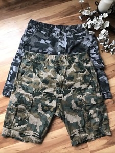 Levis Para Hombre Talla 32 Pantalones Cortos Camuflados Camuflaje Camo  Verde/Negro Lote de 2 | eBay
