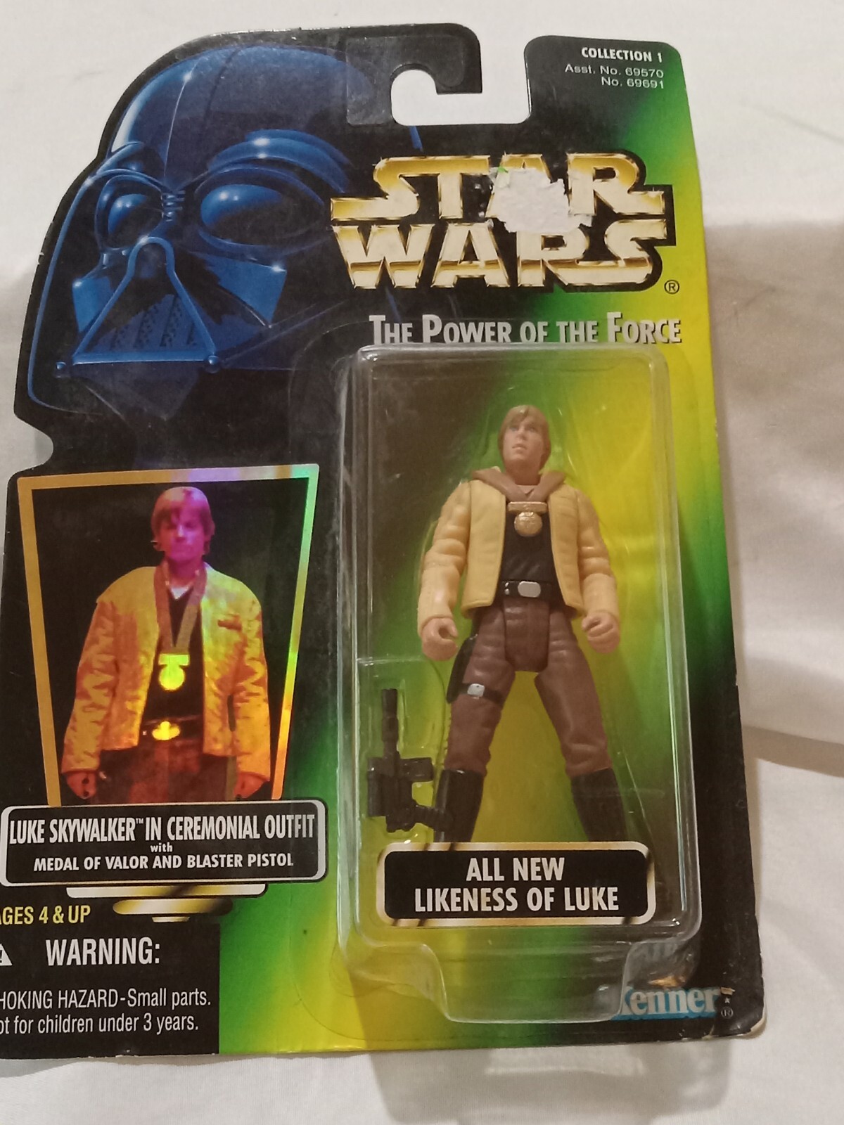 1996 Star Wars Luke Skywalker Ceremonial Dress Figure NIB Kenner/Hasbro