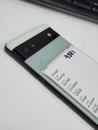 DEFECTIVE - Google Pixel 6a - 128GB - Sage - Unlocked - GX7AS - 7381 - Afbeelding 3 van 4