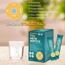 ProMetaBiotics All-In-One Optimal Gut Health 30 Sticks PRE PRO PARA & POSTBIOTIC