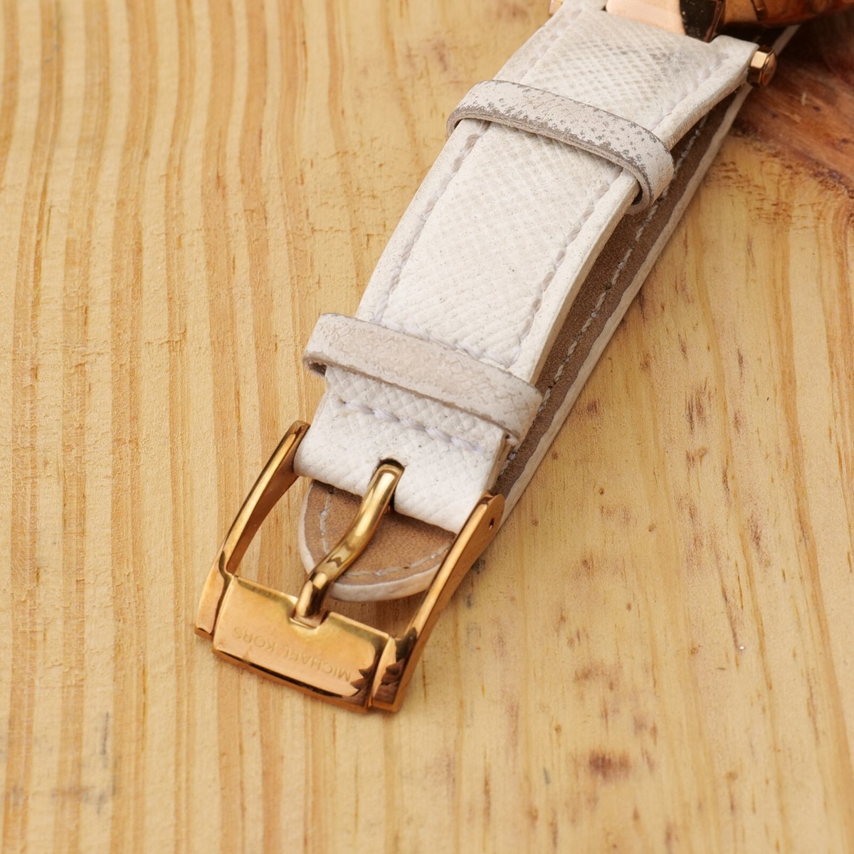 Michael Kors MK2281 Parker Gold Tone White 39mm Watch