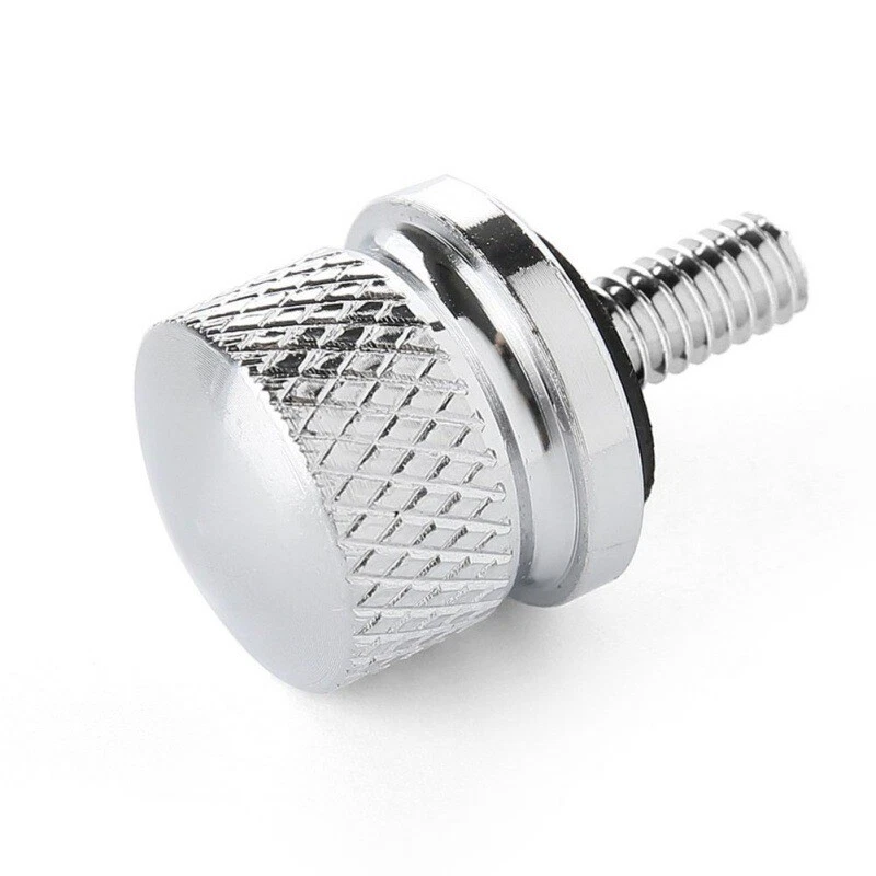 Chrome Skull Head Rear Seat Bolt For Harley Touring, Road King, Sportster XL – 1996-2024, 6mm X 32mm