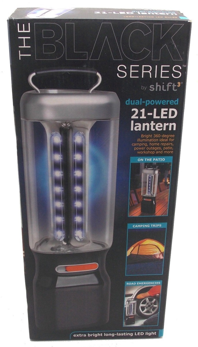 The Black Series by Shift Dual Power 21-LED Lantern New in Box | eBay