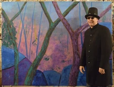 Mark Little original￼￼￼￼ Painting 81” X 62” Extra Large,Abstract,Color XL,modern