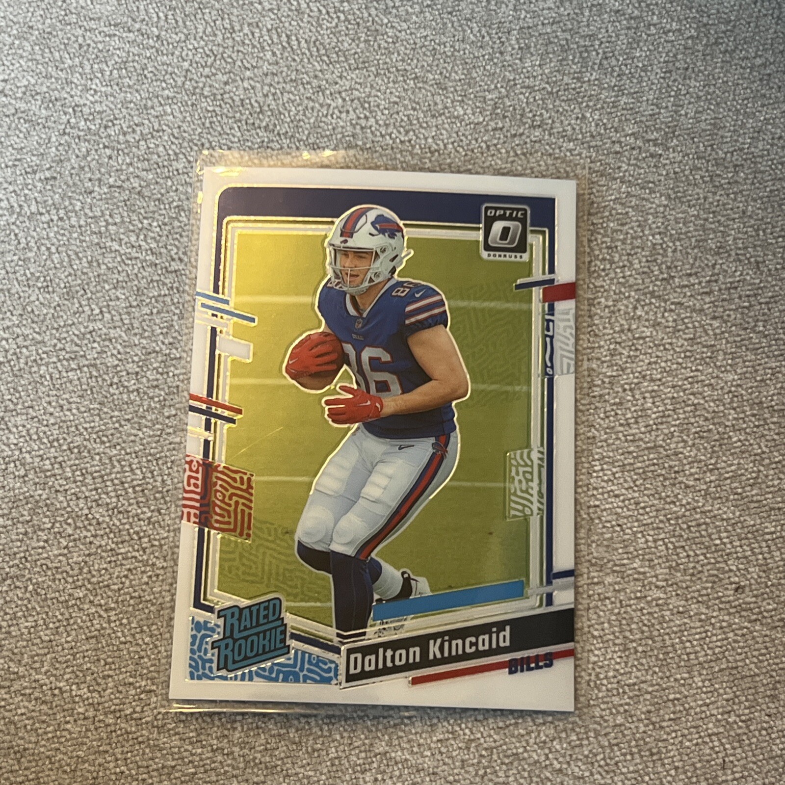 2023 Panini Donruss Optic Rated Rookie Silver Dalton Kincaid #211 Buffalo Bills