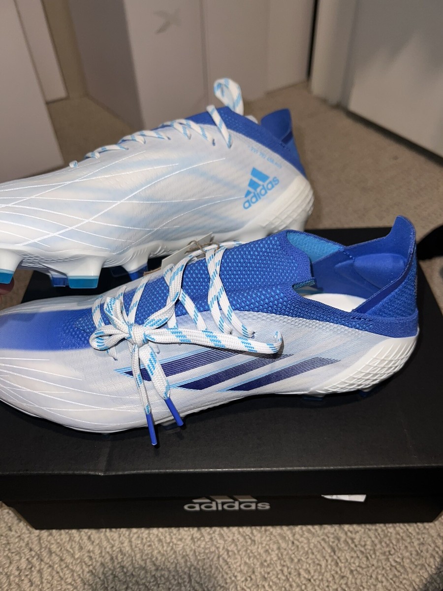 シューズ Adidas X Speedflow +FG adidas X Speedflow.1 Junior FG Cleats-Blue/Pink/White