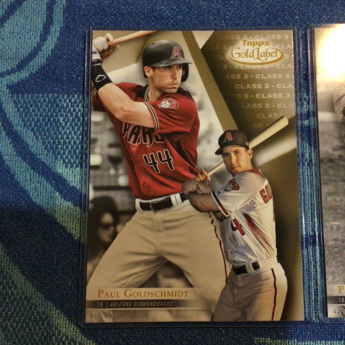 Paul Goldschmidt #18 all 3 classes lot 03/10 made 2018 Topps Gold