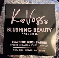 K Voss BLUSHING BEAUTY Luminous Blush Palette Single Blush in Rosy 1.8g / 0.06oz