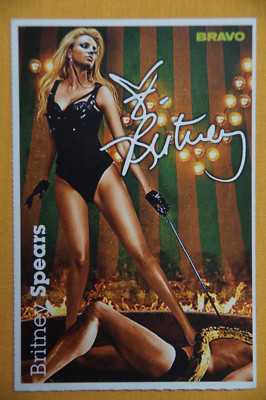 Britney Spears - Fall out Boy  -  2009 German Bravo magazine card - 