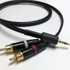 Mogami 2965, W2965  Stereo Audio Breakout Cable, 3.5MM to 2 RCA Cable.