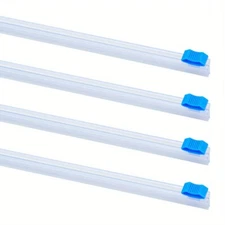 4pcs Plastic Reusable Cling Film Slide Cutter for Wrap Aluminum Foil and Paper