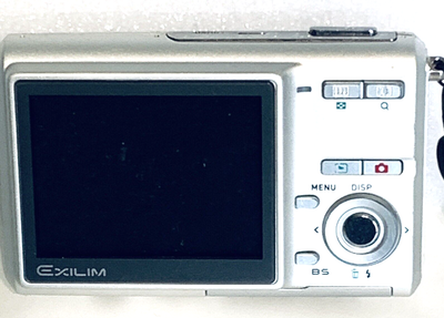 Casio EXILIM ZOOM EX-Z60 Digital Camera 6.0MP Silver UNTESTED 
