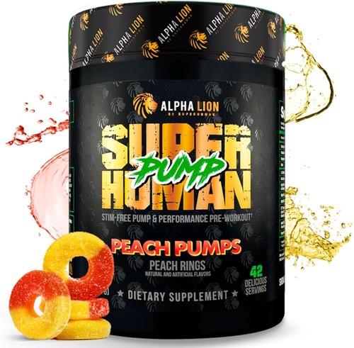 Alpha Lion Super Human PUMP Stim-Free Nitric Oxide Formula 42 Servings 3 Flavors - Picture 5 of 16