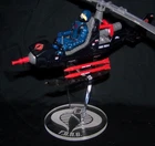 Acrylic display stand for GI Joe Cobra FANG fits both vintage and 25th