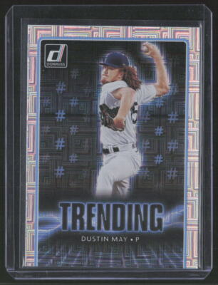 2021 Donruss #TR10 Dustin May Trending Vector