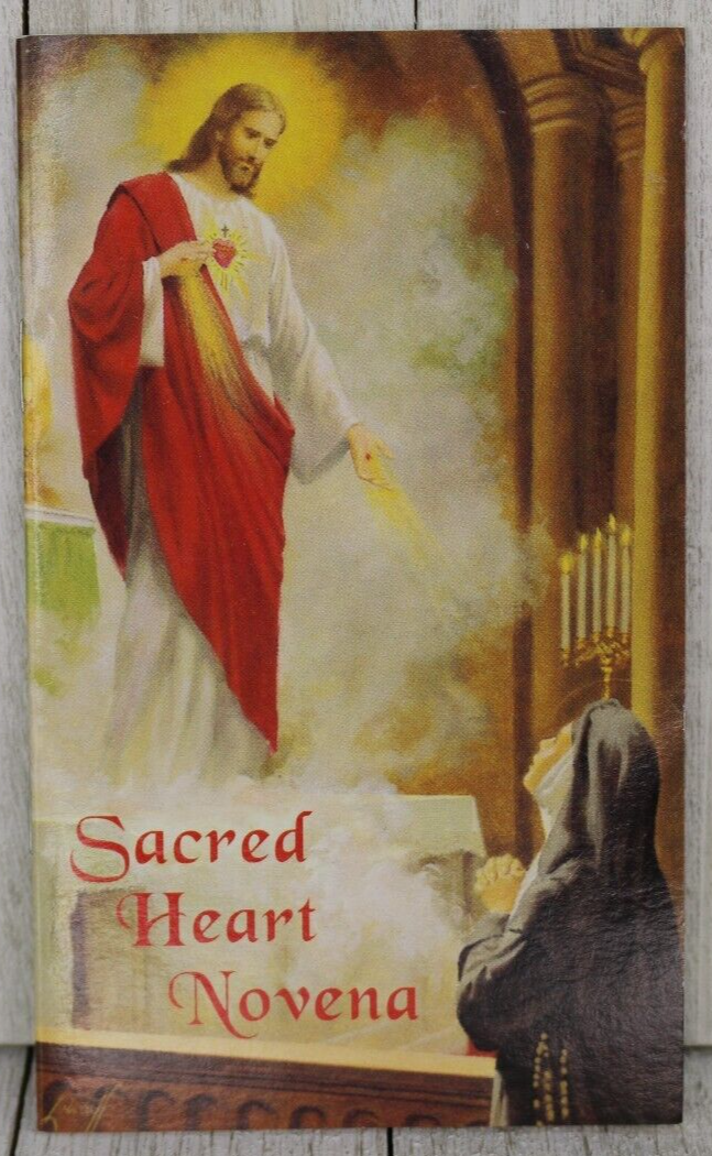 Vintage Prayer Pamphlet Prayers SACRED HEART NOVENA Priests of the