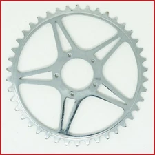 NOS CHAINRING 5-PINS 42t TEETH FITS MAGISTRONI OLD COTTERED STEEL VINTAGE 1/8
